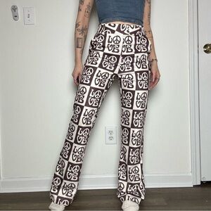 House of Sunny All You Need Is Love Pants Size 4